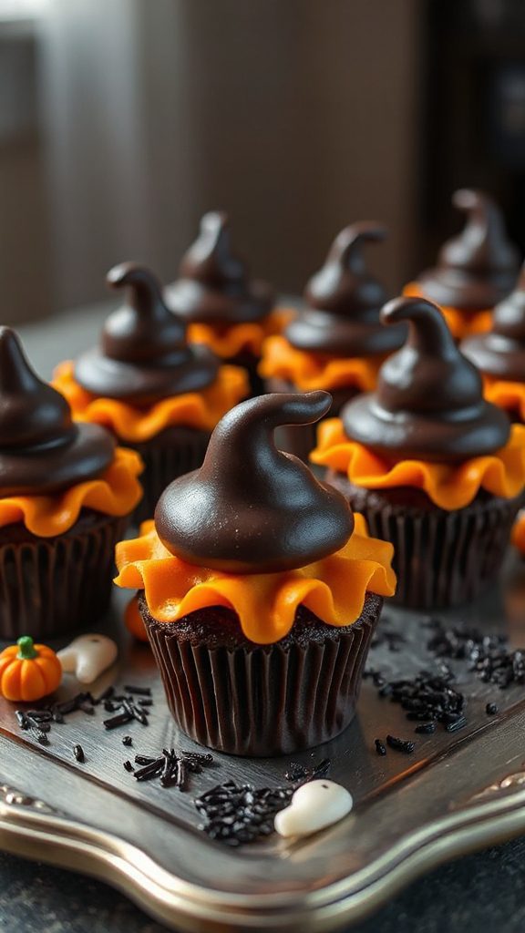 witch hat cupcakes recipe