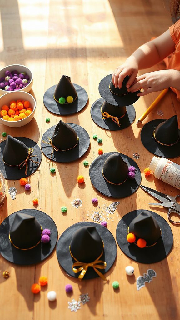 witch hat pencil craft