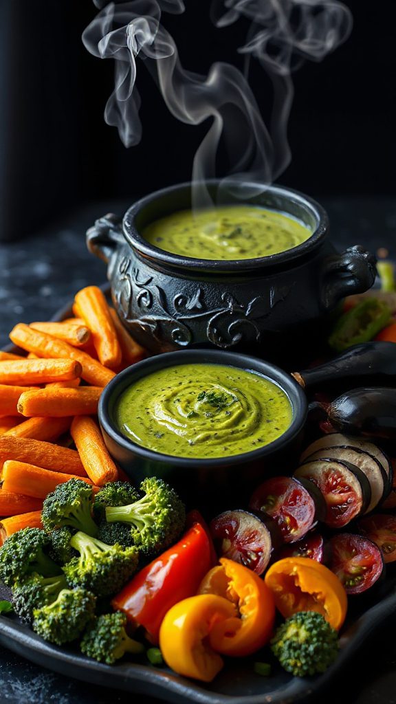 witch s brew vegetable platter