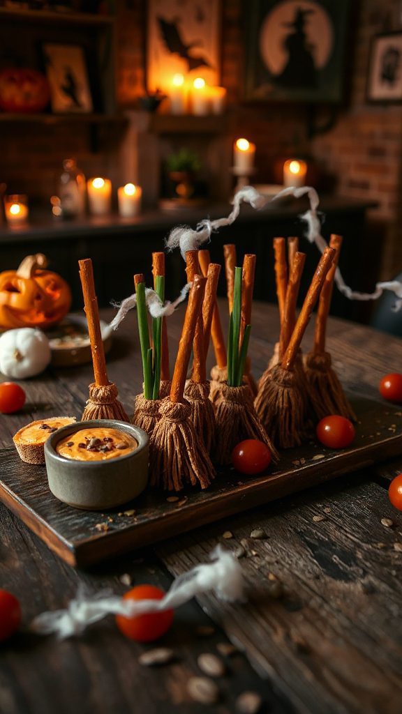 witch s broomstick cheese snacks