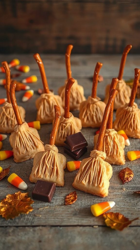 witch s broomstick halloween treats