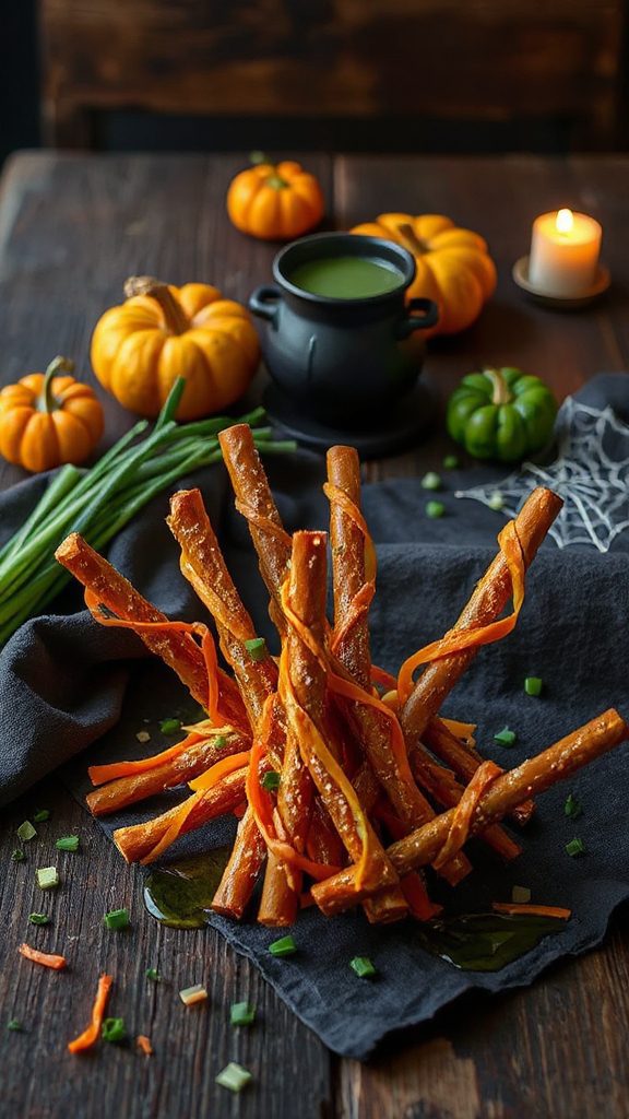 witch s broomstick snack recipe