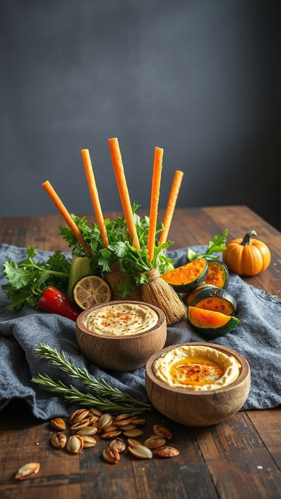 witch s broomstick veggie snacks