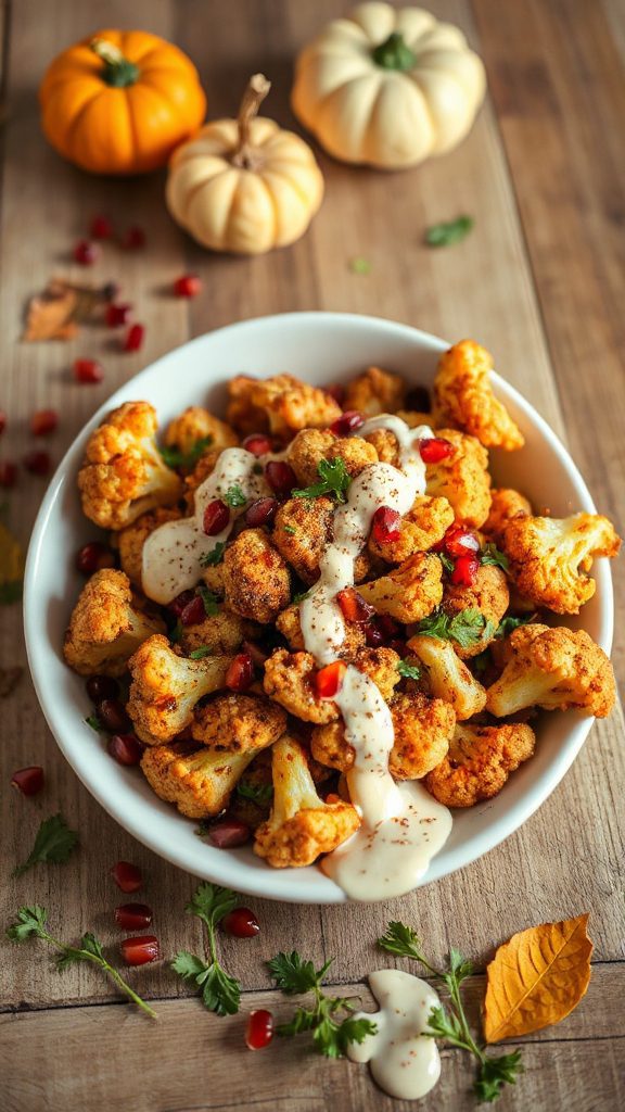 za atar roasted cauliflower delight