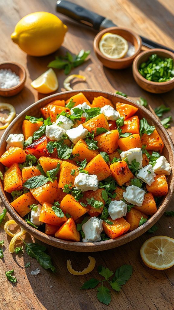 zesty herb sweet potato salad