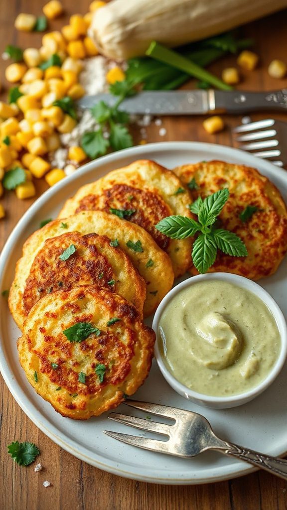 zucchini corn fritters recipe