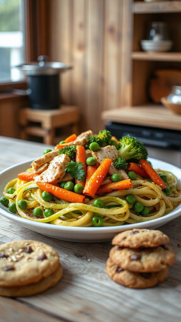 zucchini noodle stir fry recipe