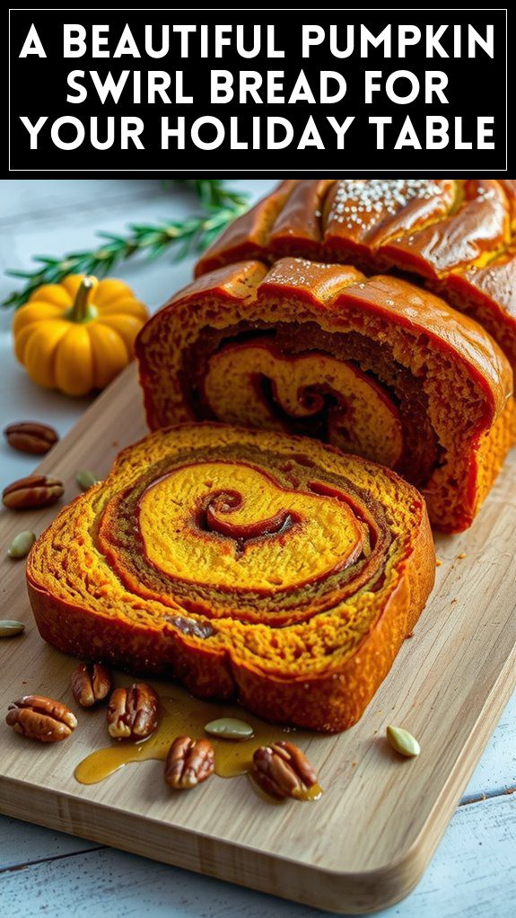 A Beautiful Pumpkin Swirl Bread for Your Holiday Table