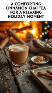 A Comforting Cinnamon Chai Tea for a Relaxing Holiday Moment