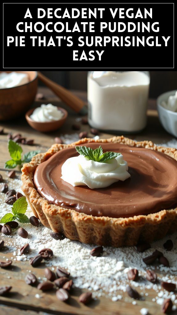 A Decadent Vegan Chocolate Pudding Pie That's Surprisingly Easy