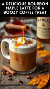 A Delicious Bourbon Maple Latte for a Boozy Coffee Treat
