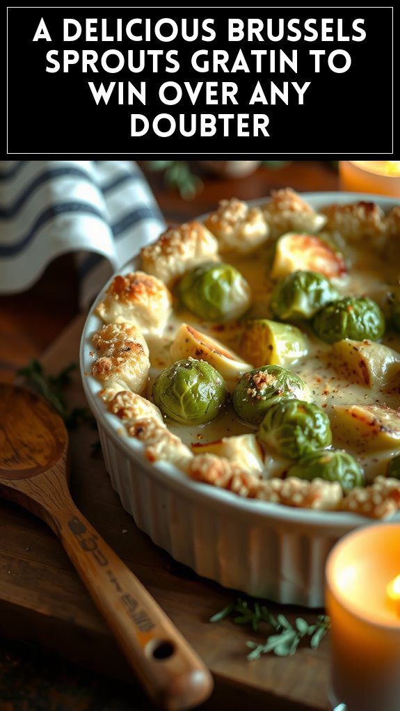 A Delicious Brussels Sprouts Gratin to Win Over Any Doubter