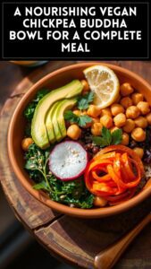 A Nourishing Vegan Chickpea Buddha Bowl for a Complete Meal