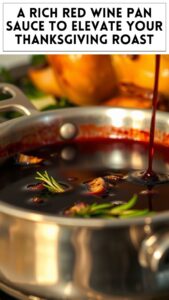 A Rich Red Wine Pan Sauce to Elevate Your Thanksgiving Roast