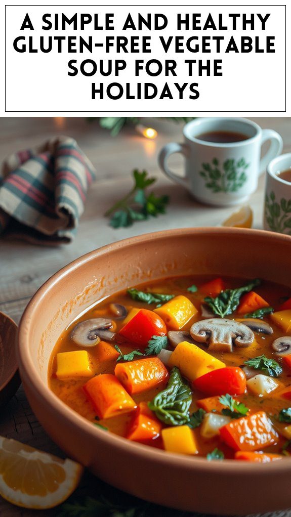 A Simple and Healthy Gluten-Free Vegetable Soup for the Holidays
