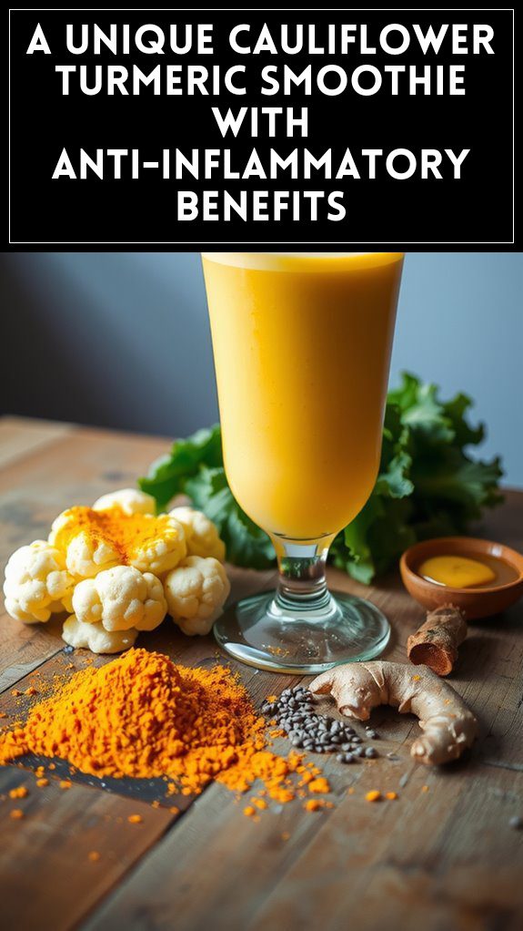 A Unique Cauliflower Turmeric Smoothie With Anti-Inflammatory Benefits