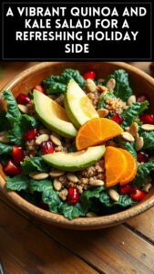 A Vibrant Quinoa and Kale Salad for a Refreshing Holiday Side