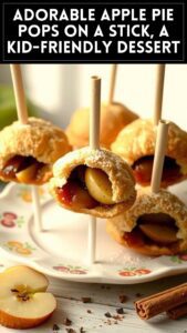 Adorable Apple Pie Pops on a Stick, a Kid-Friendly Dessert