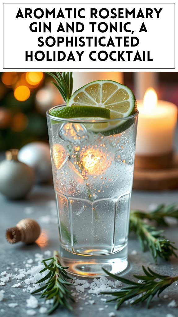 Aromatic Rosemary Gin and Tonic, a Sophisticated Holiday Cocktail