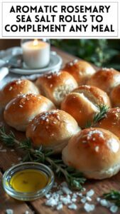 Aromatic Rosemary Sea Salt Rolls to Complement Any Meal