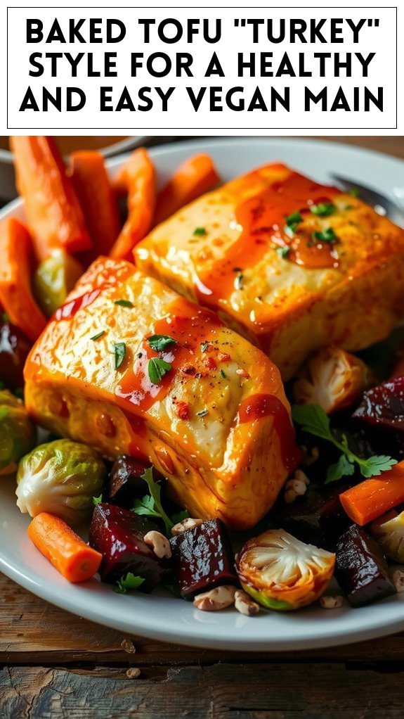 Baked Tofu "Turkey" Style for a Healthy and Easy Vegan Main