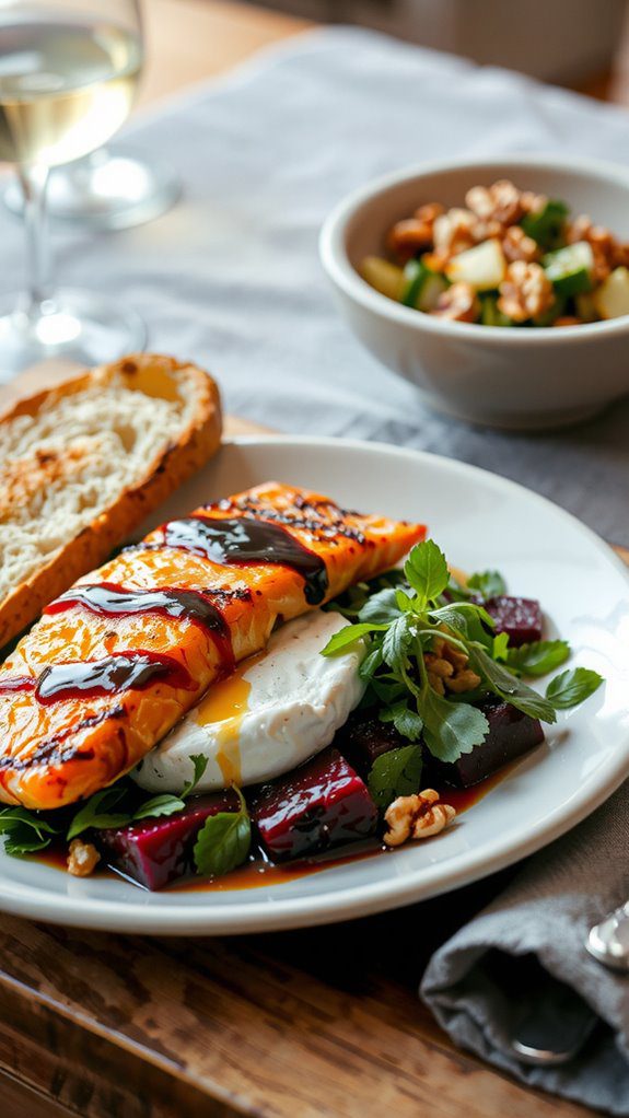 beet salad with proteins