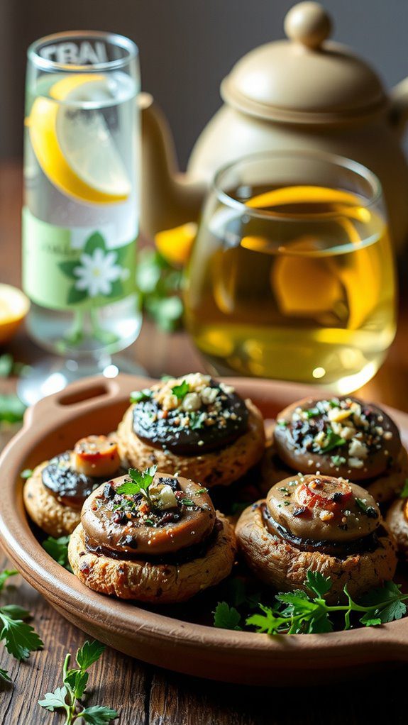 beverage pairings for mushrooms