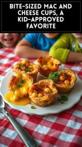 Bite-Sized Mac and Cheese Cups, a Kid-Approved Favorite