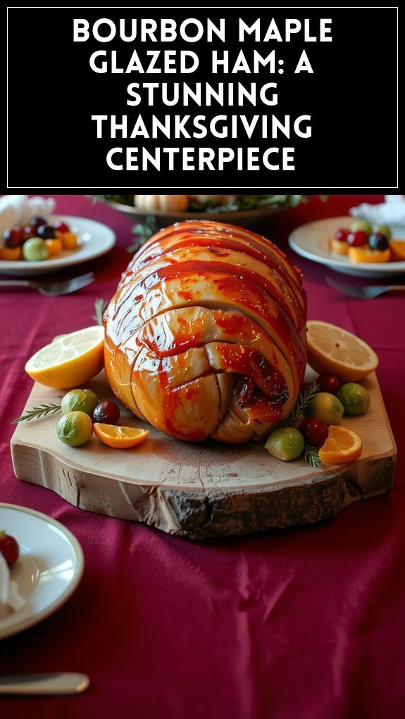 Bourbon Maple Glazed Ham: A Stunning Thanksgiving Centerpiece