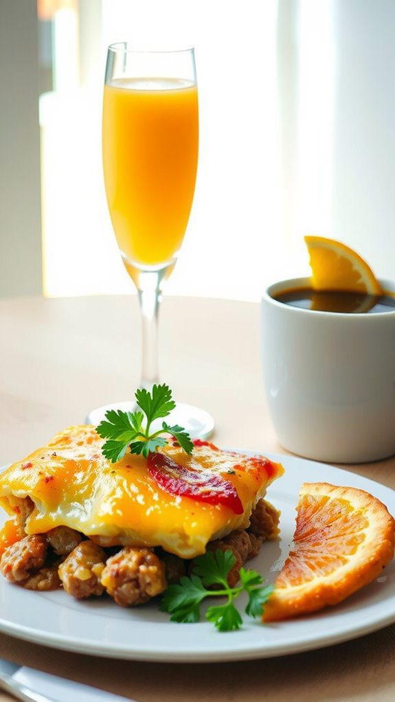 breakfast casserole drink pairings