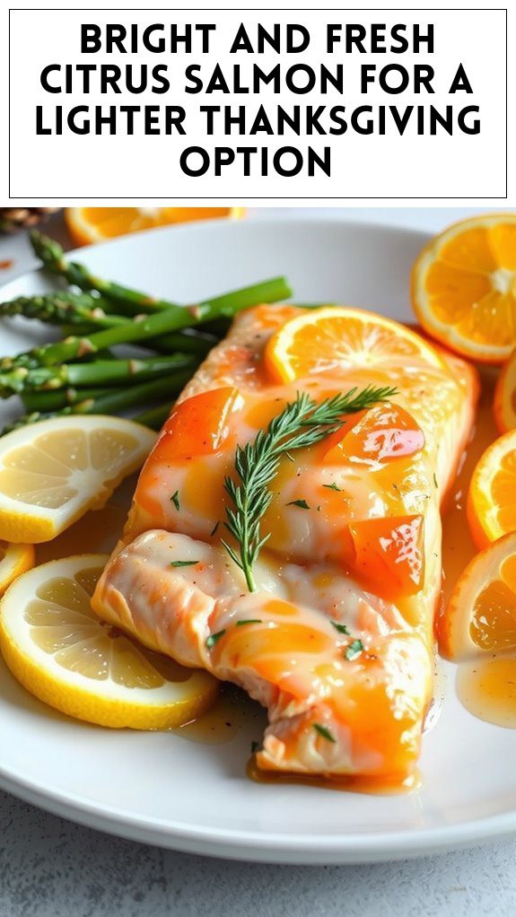 Bright and Fresh Citrus Salmon for a Lighter Thanksgiving Option