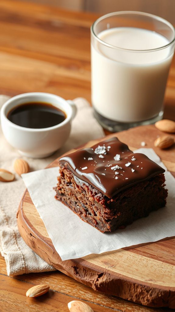 brownies paired with beverages