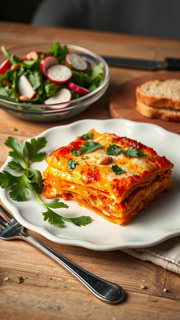 butternut squash lasagna pairings
