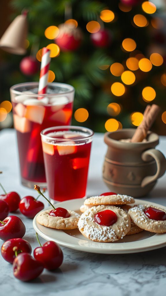 cherry cookie drink pairings