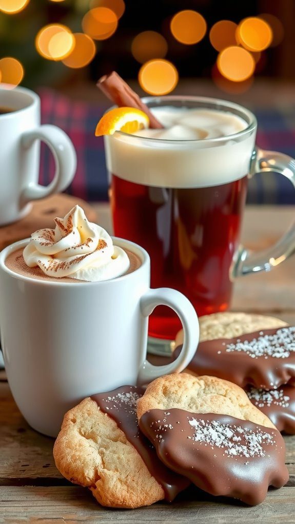 chocolate cookie drink pairings