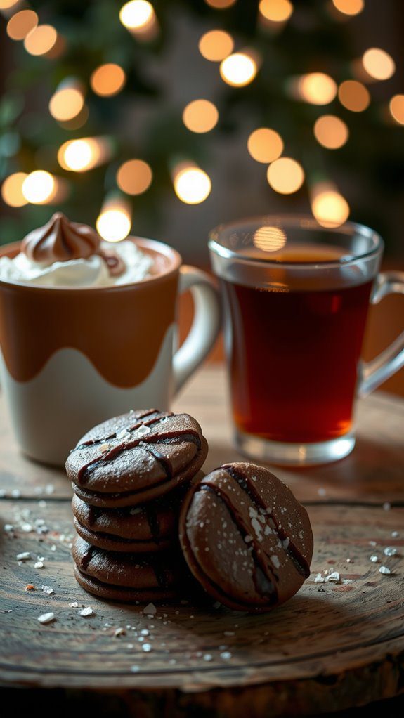 chocolate meringue cookie pairings