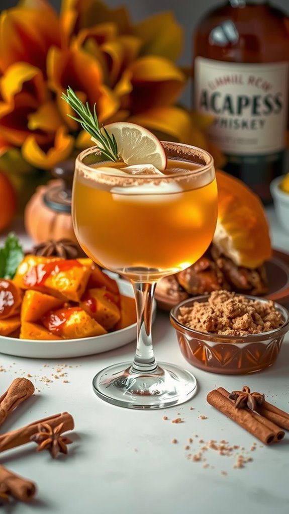 cinnamon whiskey sour pairings