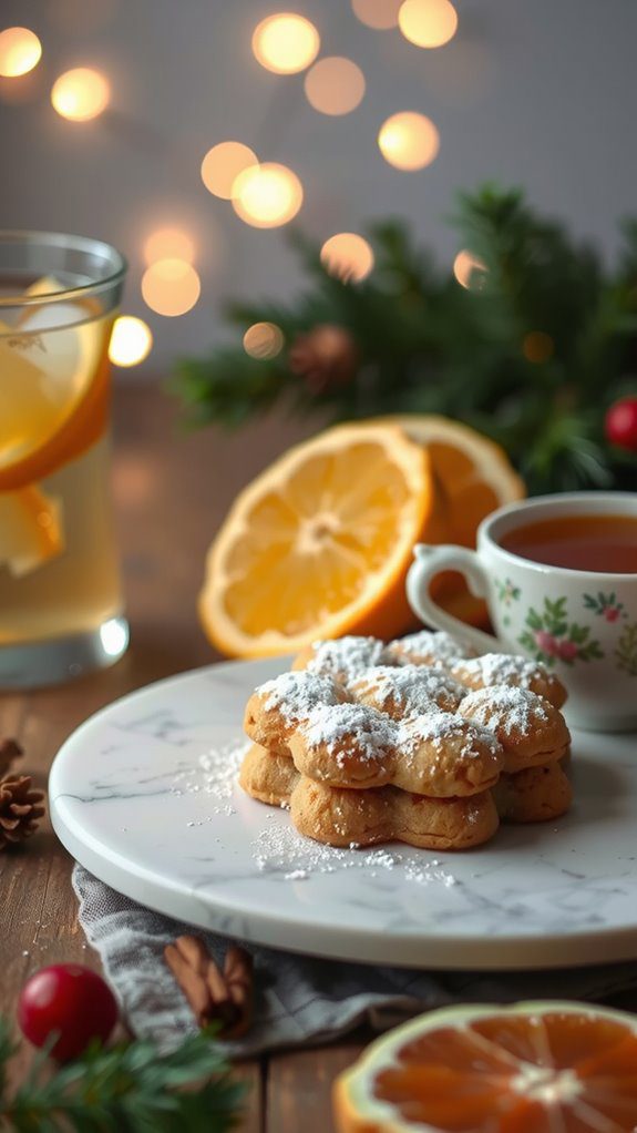 citrus drinks complement cookies