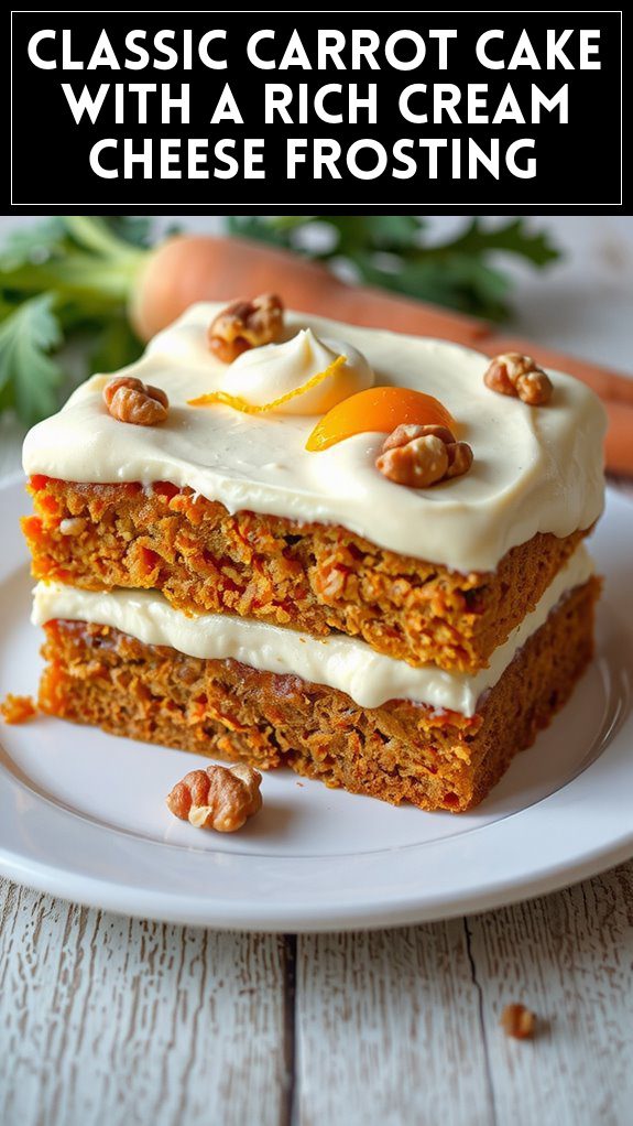 Classic Carrot Cake With a Rich Cream Cheese Frosting