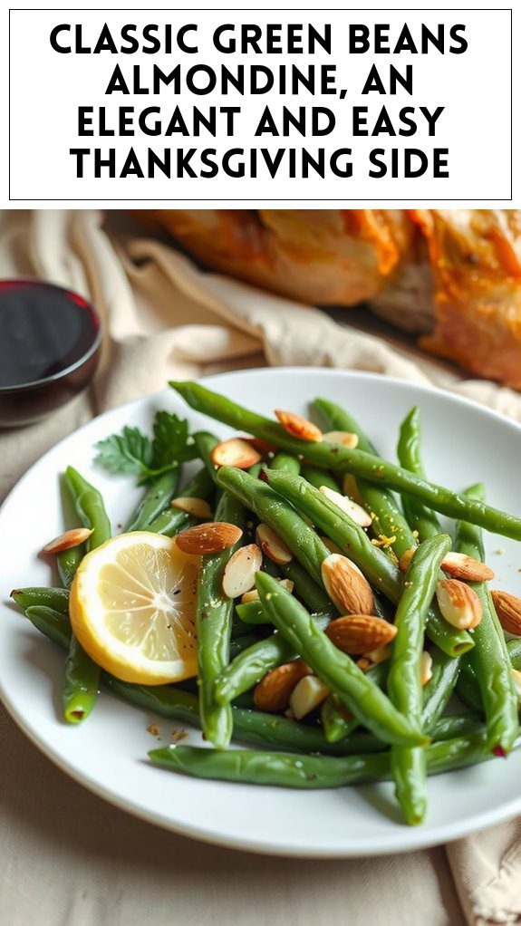 Classic Green Beans Almondine, an Elegant and Easy Thanksgiving Side