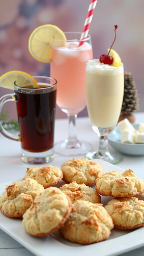 coconut macaroon drink pairings