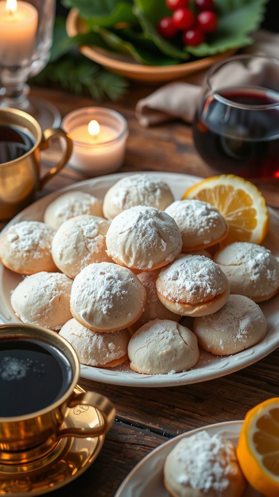 coffee dessert wine tea