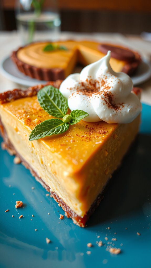 colorful plate with garnishes