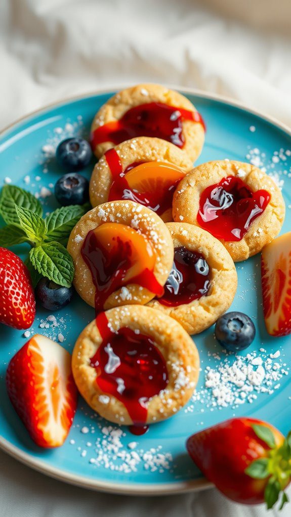 colorful plates enhance presentation