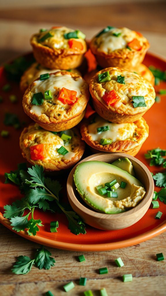 colorful platter with garnishes