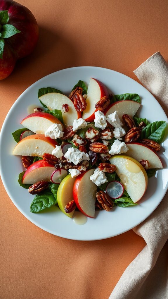 colorful textured salad presentation
