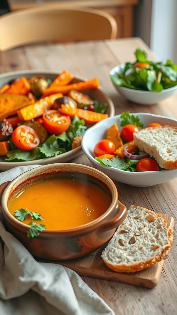 complementary dish suggestions included