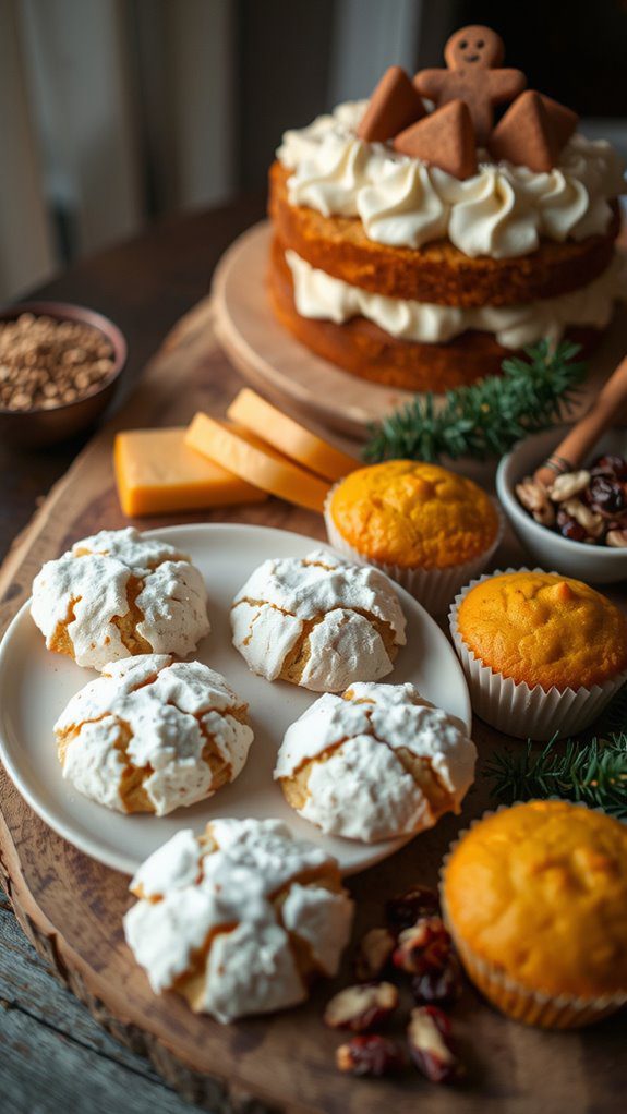 complementary holiday dessert pairings