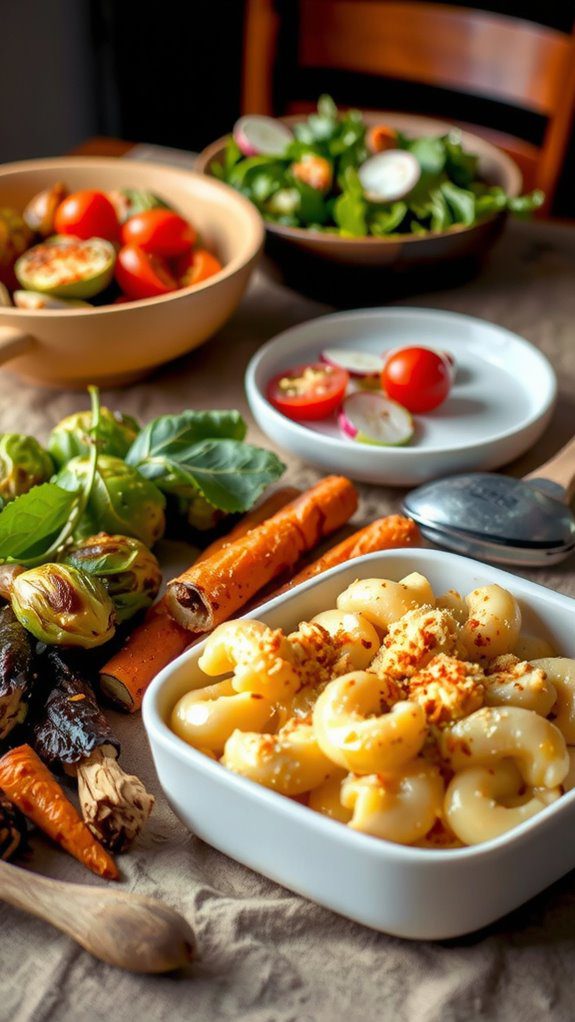 complementary thanksgiving feast dishes