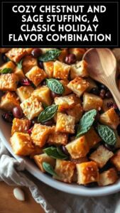 Cozy Chestnut and Sage Stuffing, a Classic Holiday Flavor Combination